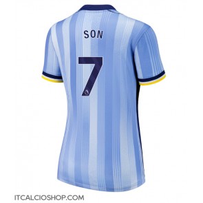 Tottenham Hotspur Son Heung-min #7 Seconda Maglia Femmina 2024-25 Manica Corta
